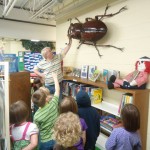 Williamsport Director, Chris Brown and giant bug