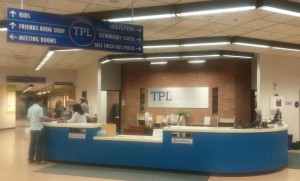 Lobby of the Troy Public Library