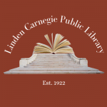 Logo for the Linden Carnegie Public Library in Indiana, Established 1922