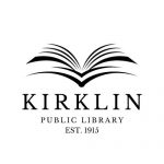 logo for the Kirklin Public Library in Indiana, Established 1915.